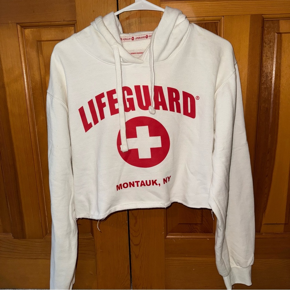#42 Lifeguard White Hoodie